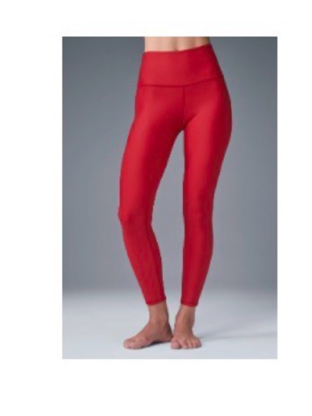 ALO 7/8 High-Waist Airlift Legging - Bold Red